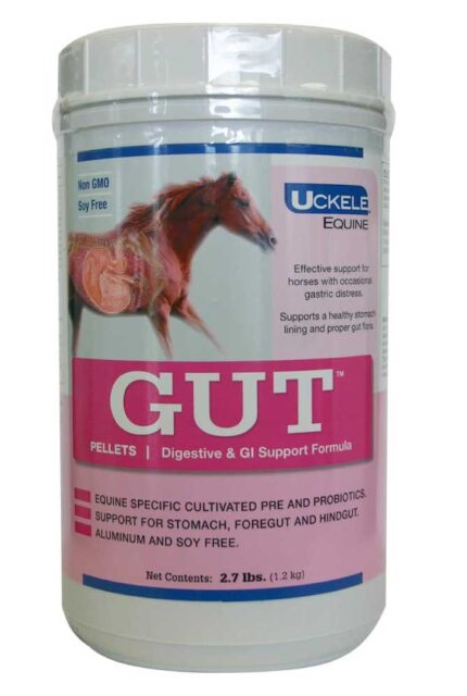Uckele Gut Pellets, Horse Supplement, for Healthy Digestion, 2.7lb